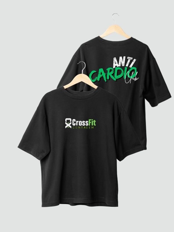 Camiseta Over Sized Anti Cardio
