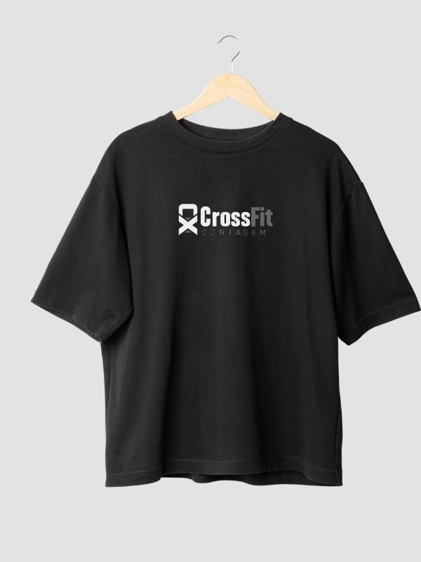 Camiseta Over Sized Básica Preta