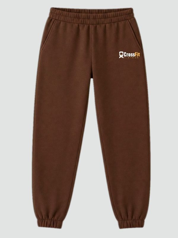Calça de Moletom Feminina Marrom
