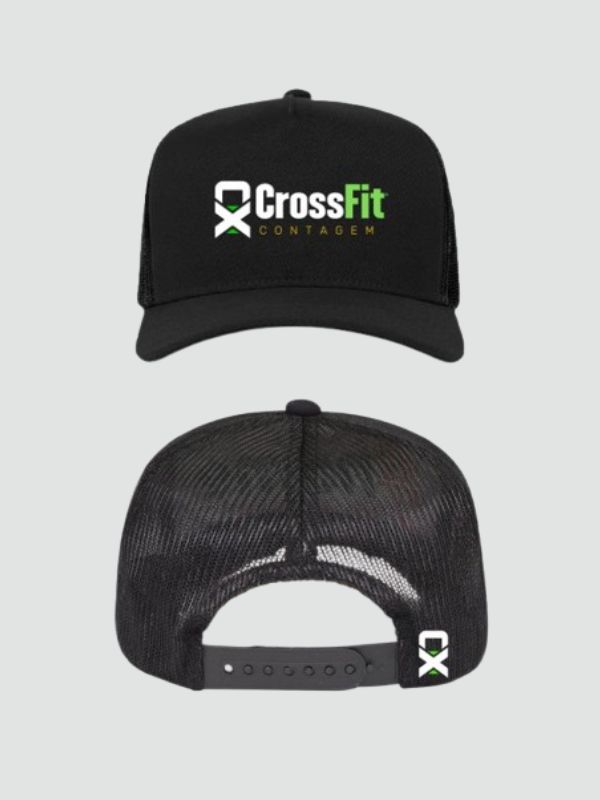 Boné Truck CrossFit Contagem Preto